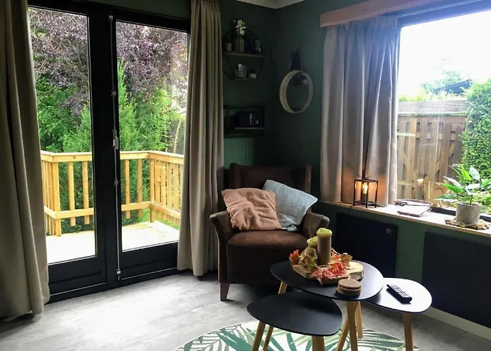 With Balcony In Veluwe Dağ evi